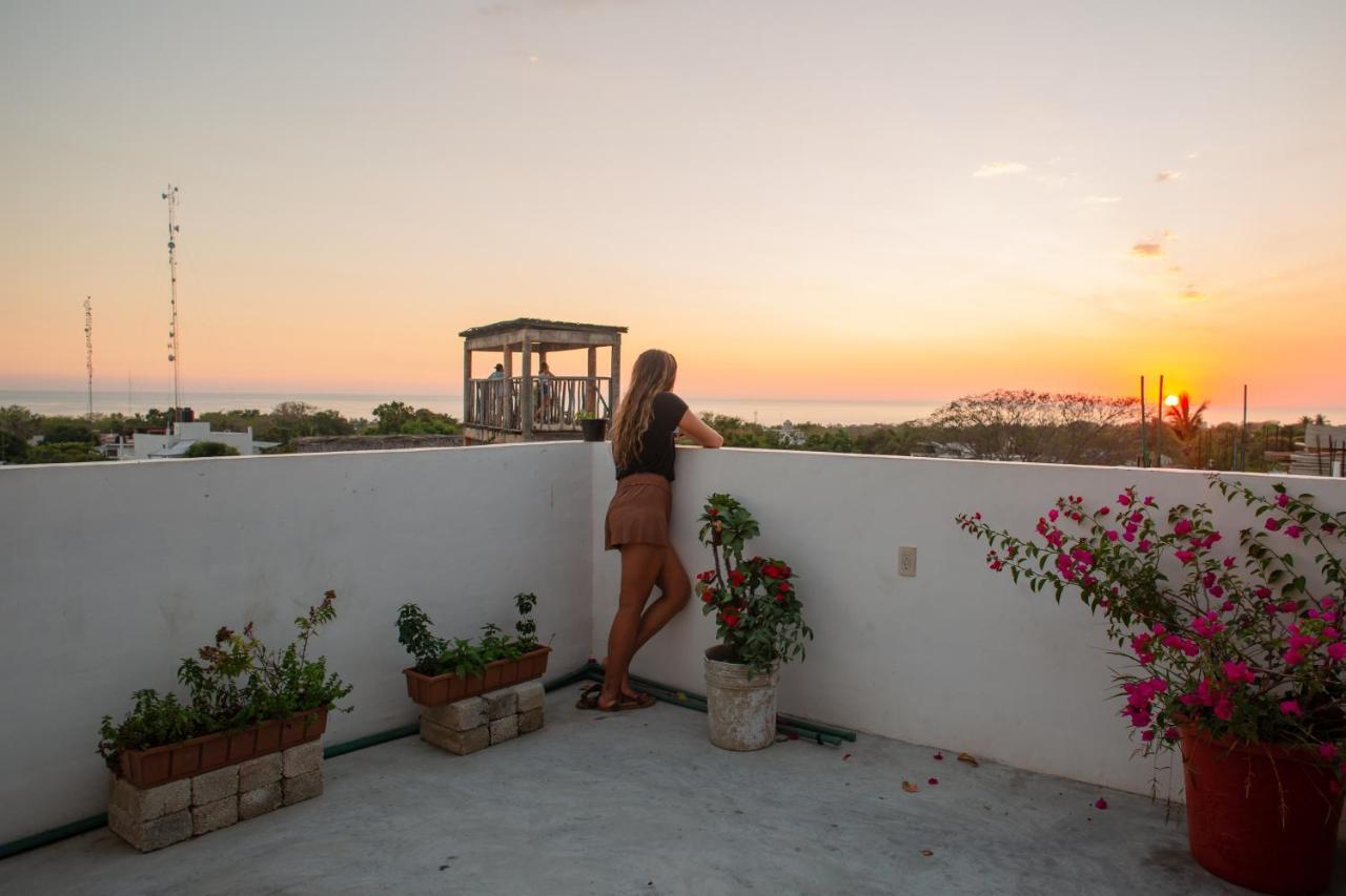 Terraza Dzahui H Hostel Пуерто Ескондидо Екстериор снимка